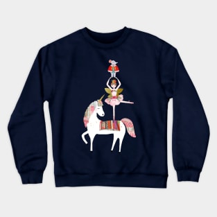 Cute Ballerina Crewneck Sweatshirt